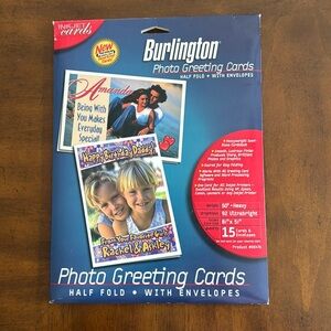 Photo Greeting Cards- Half Fold